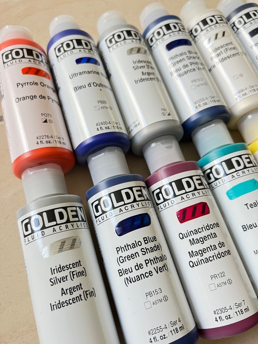 Golden Fluid Acrylic Paint Set - Picture 3 of 6